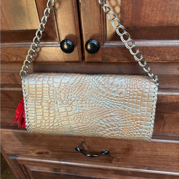 Clutch leather handcrafted - Picture 2 of 3